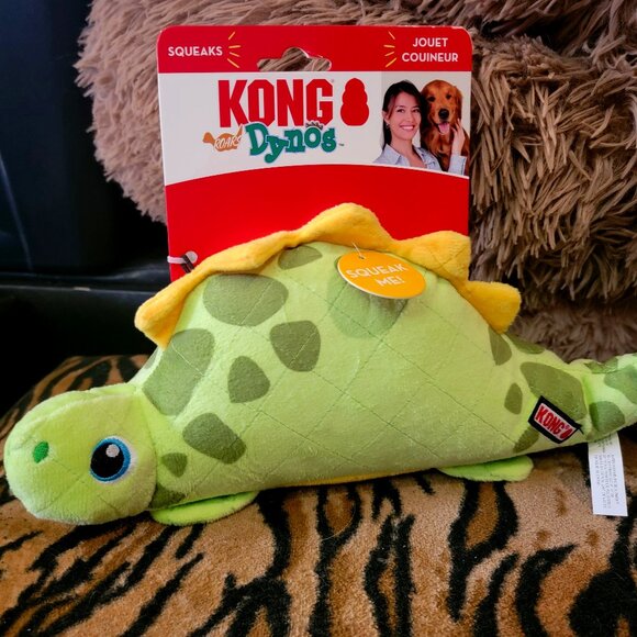 Kong Dog Dynos Stuffed Squeak Toy med/large ea. New! - Picture 2 of 4